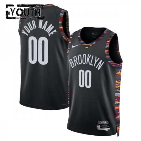 Camiseta Niños Brooklyn Nets Personalizadas 2025-26 Nike City Edition Negro Swingman Camiseta Niños Brooklyn Nets Personalizadas 2025-26 Nike City Edition Negro Swingman